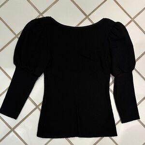 SMYTHE Reversible Juliet Puff Sleeve Top